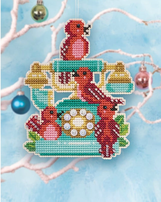 Calling Birds By Satsuma Street; Ornament Kit