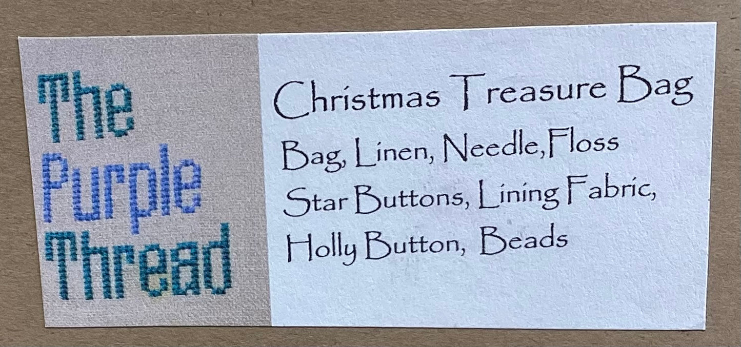A Christmas Treasure Bag Kit by The Purple Thread