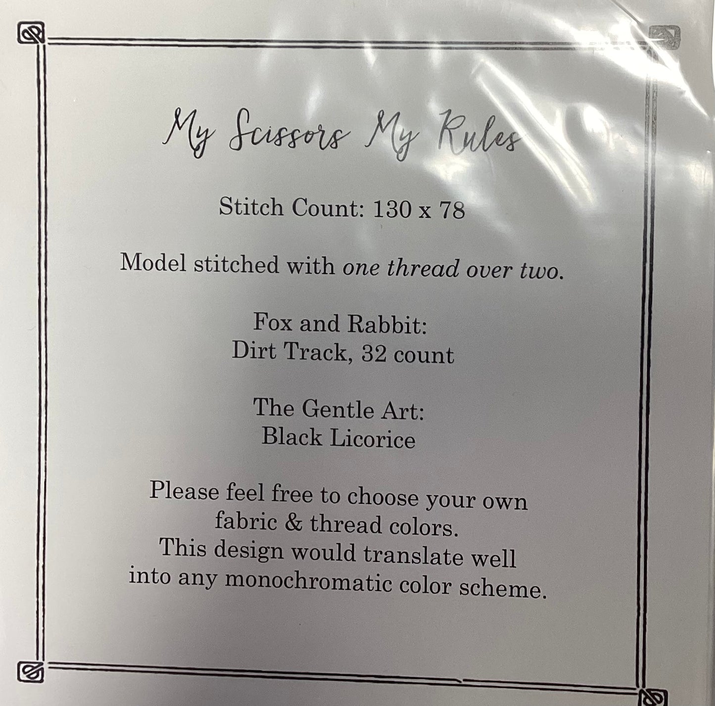 My Scissors My Rules By Heartstring Samplery