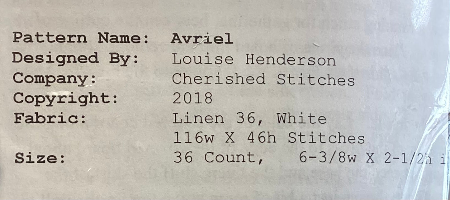 Avriel Kit by Cherished Stitches