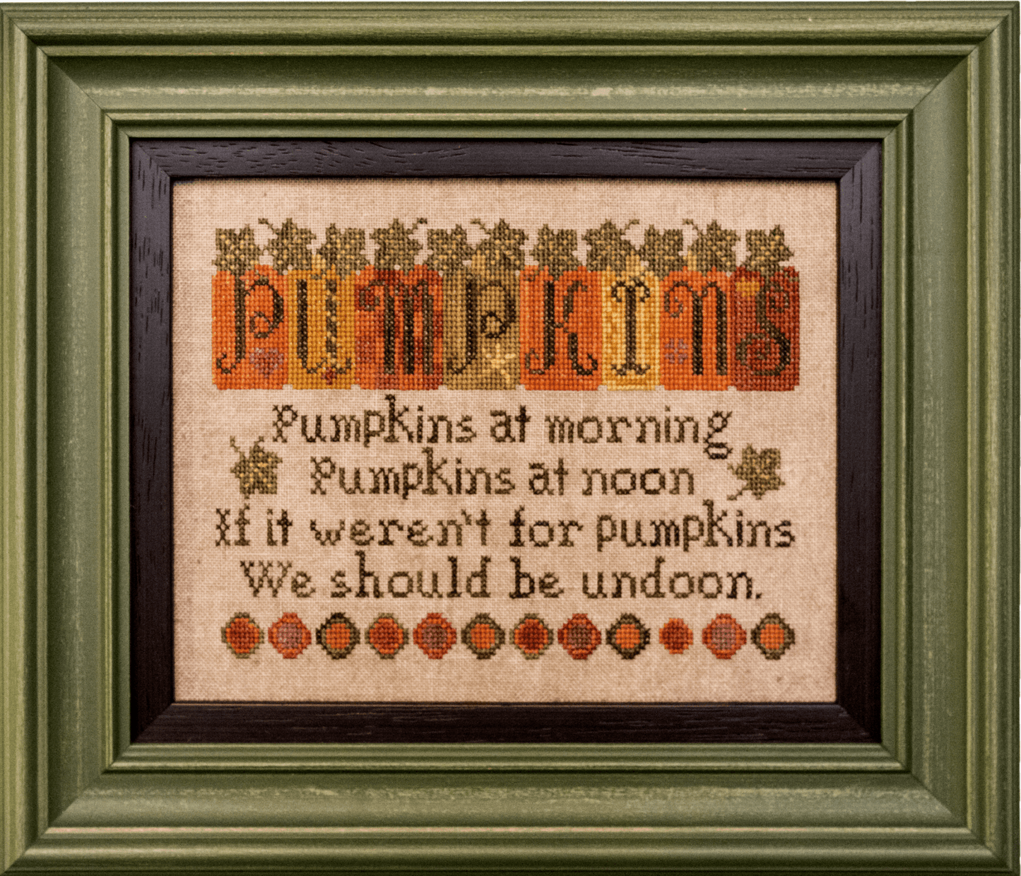 Petites Collection: Pumpkin Row by Erica Michaels