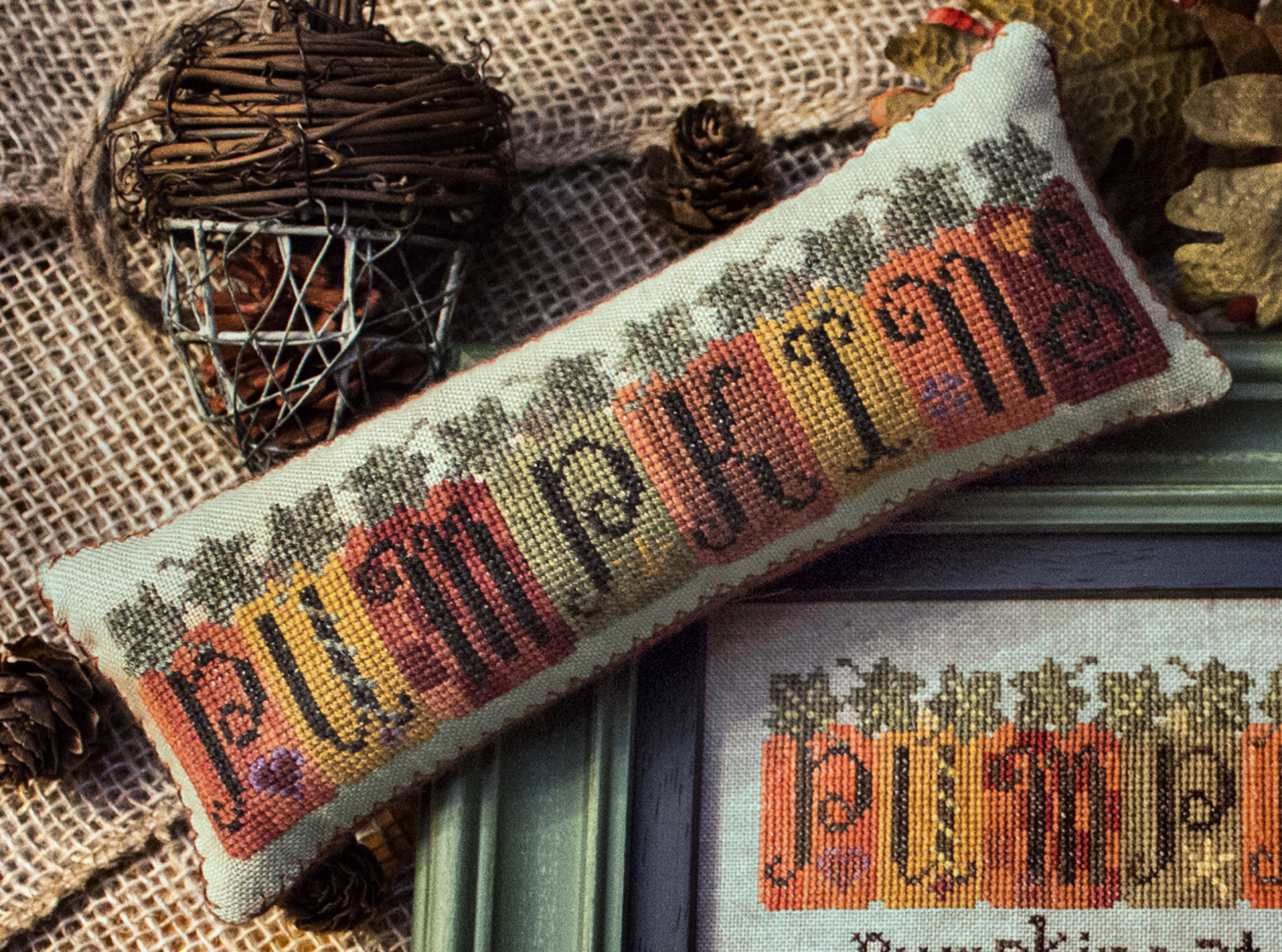 Petites Collection: Pumpkin Row by Erica Michaels