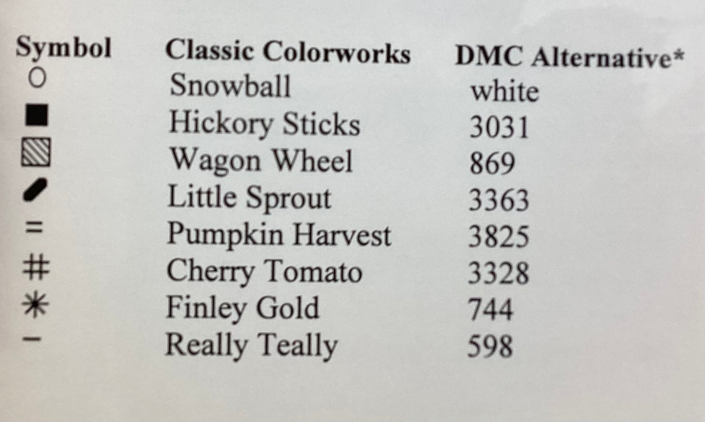 Sampler of the Month: September Sampler by Country Cottage Needleworks