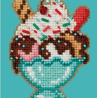 Ice Cream Sundae: Spring Bouquet Collection Kit By Mill Hill
