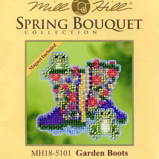 Garden Boots: Spring Bouquet Collection Kit By Mill Hill