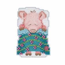 Pig in a Blanket: Spring Bouquet Collection Kit By Mill Hill