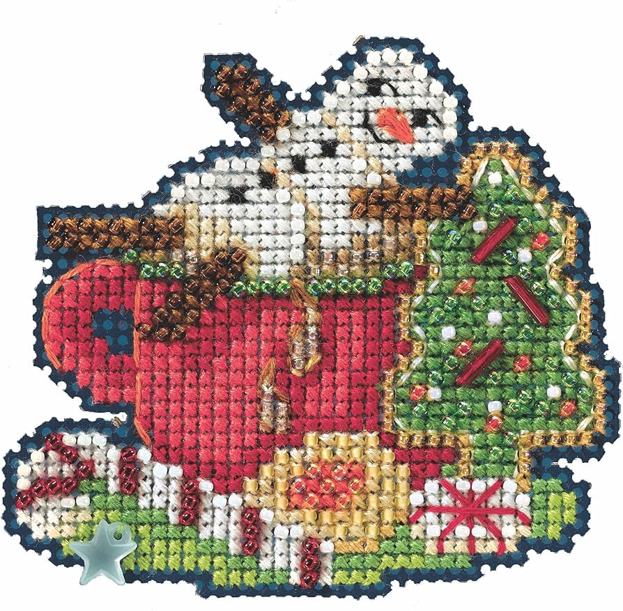 Marshmallow Snowman: Winter Holiday Collection Kit By Mill Hill