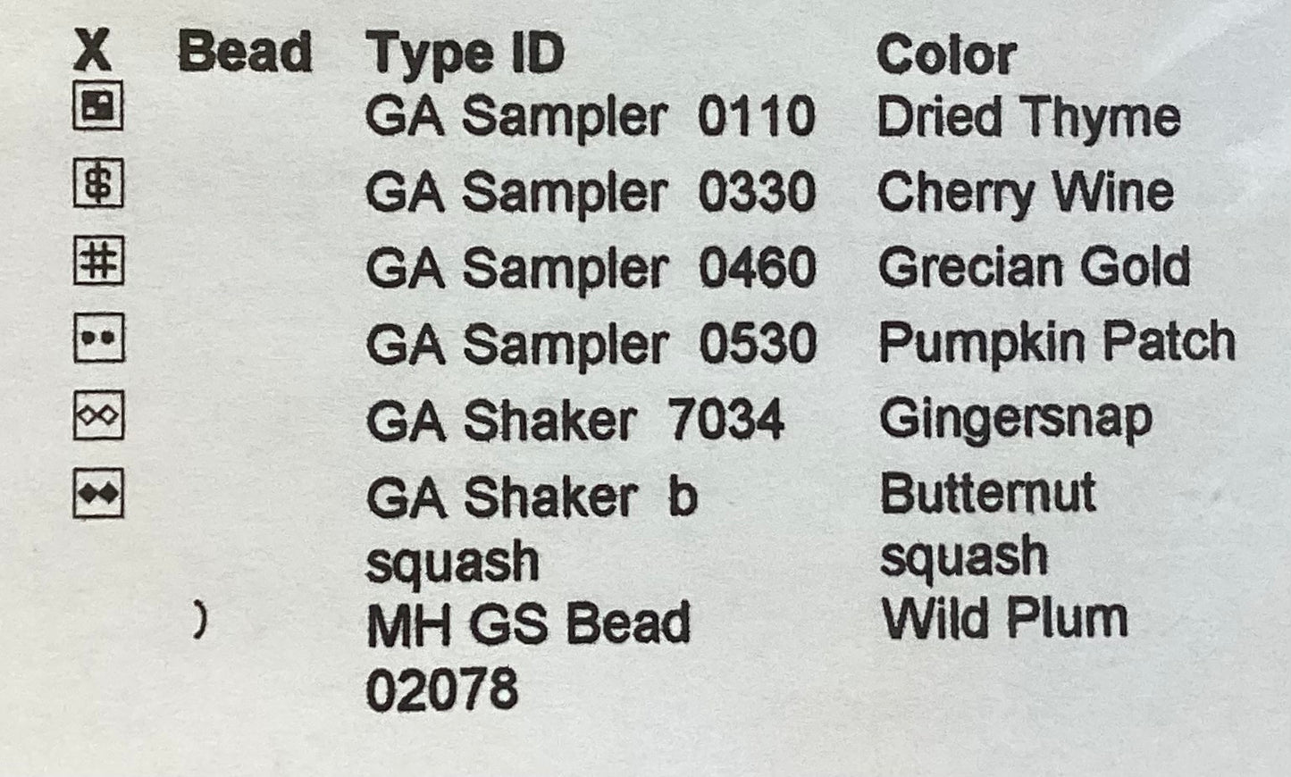 Country Garden in November by Country Garden Stitchery