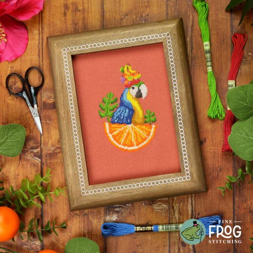 Fruit Hat Señorita by Fine Frog Stitching