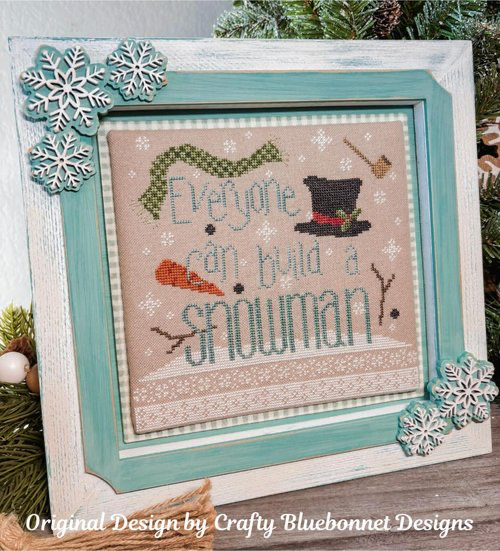Everyone Can Build a Snowman by Crafty Bluebonnet Designs