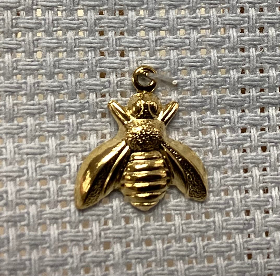 Brass Bee Charm By Just Nan