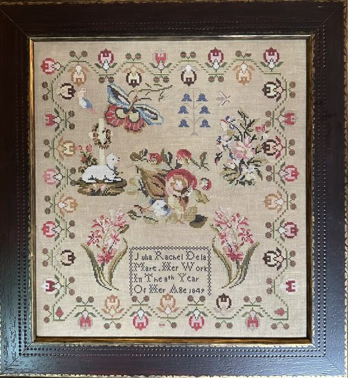 Julia Rachel De La Mare 1849 By Cross Stitch Antiques