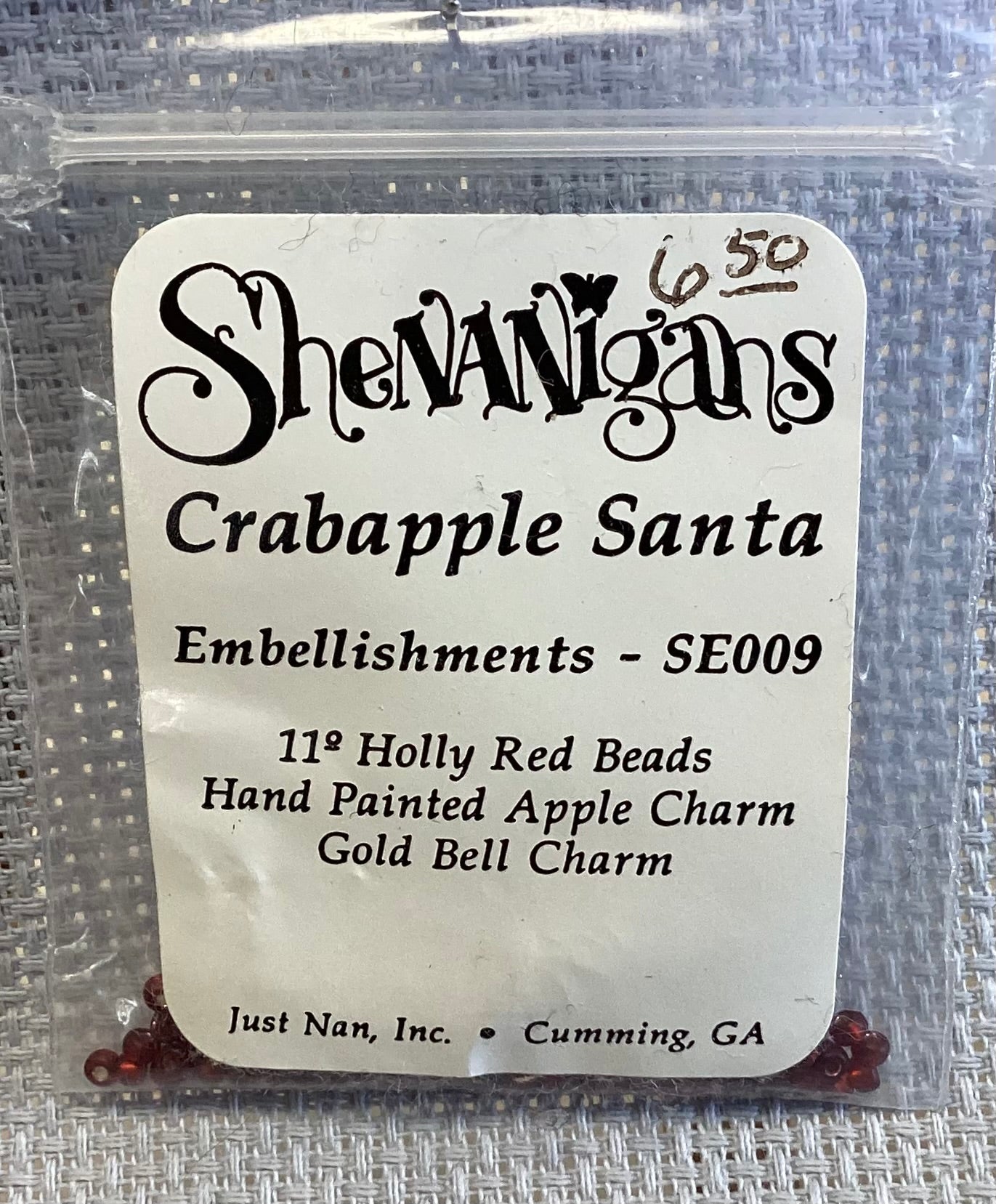Crabapple Santa Embellishment Pack By Just Nan
