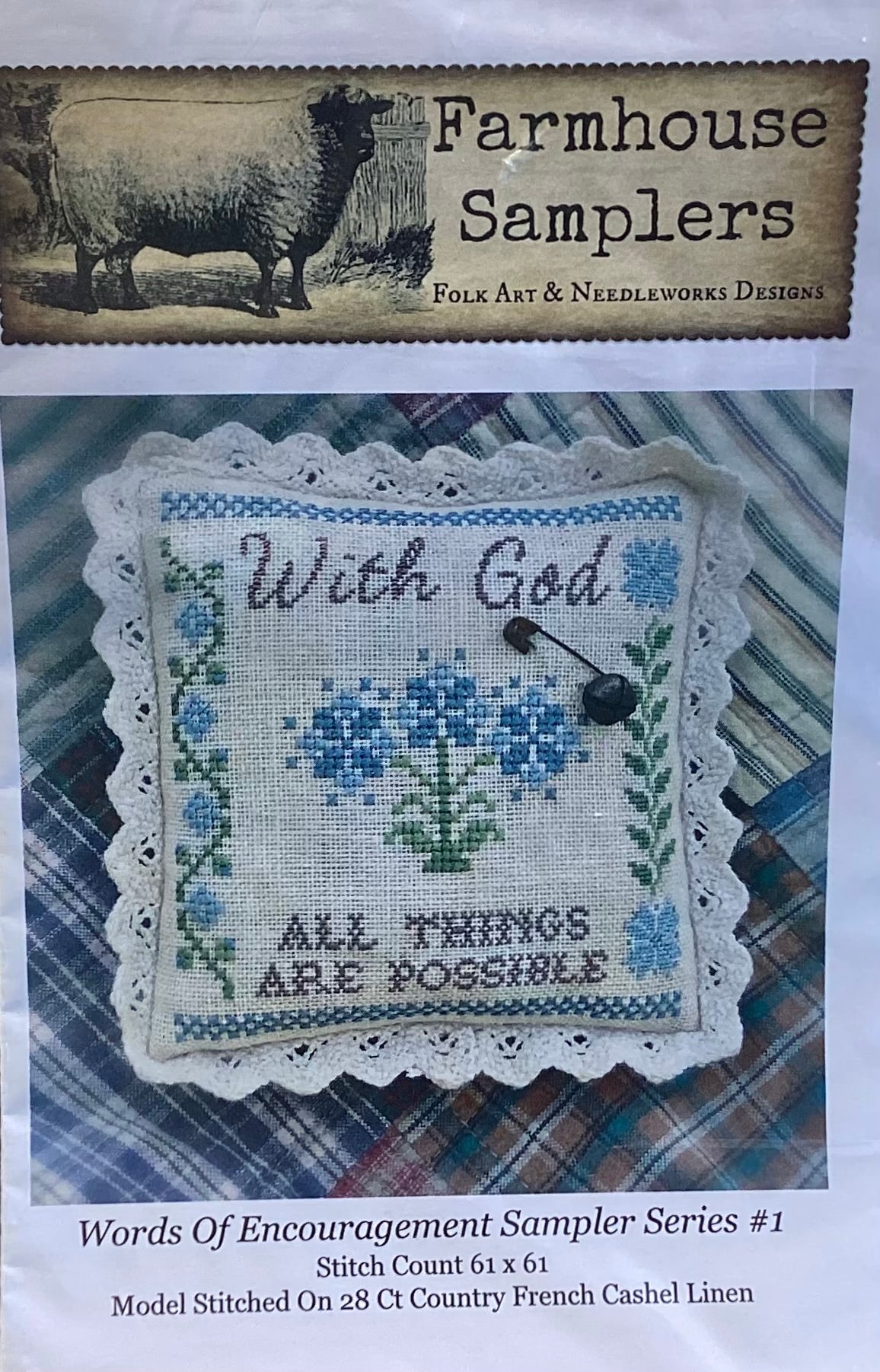 Words of Encouragement Sampler Series #1 by Farmhouse Samplers