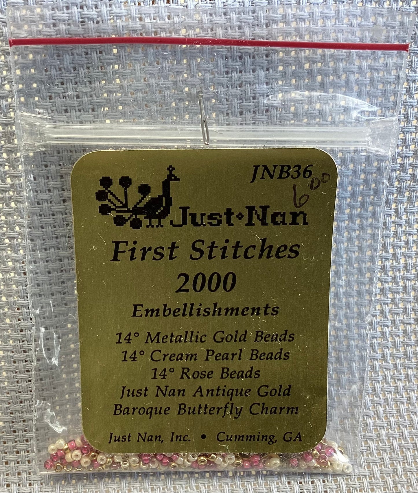 First Stitches 2000 Embellishment Pack By Just Nan