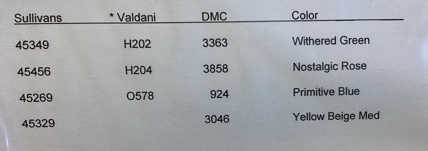 Bed Pin Cushion - Floral Wreaths by Foxwood Crossings