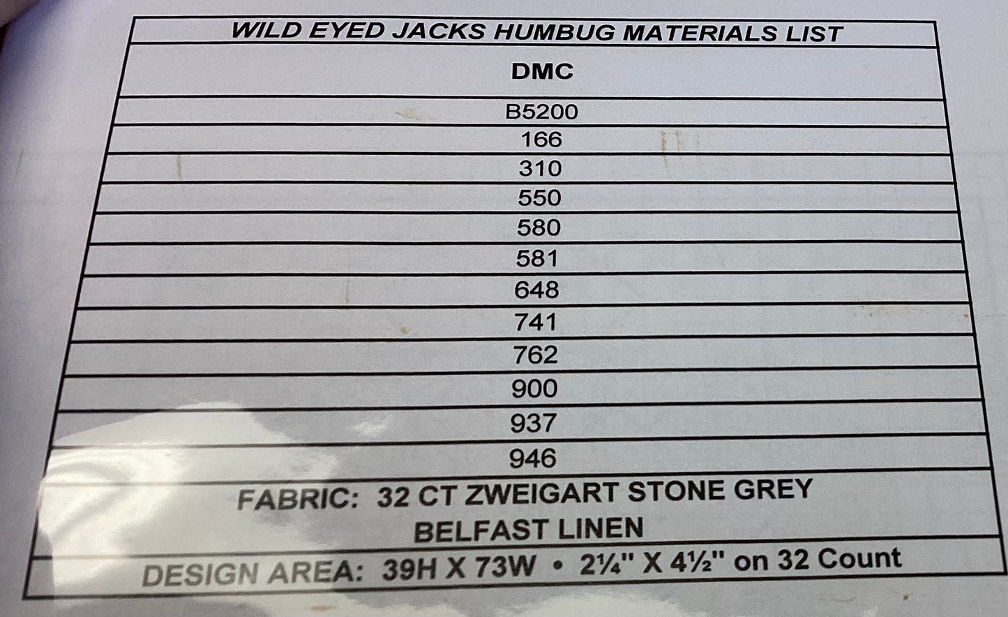 Wild Eyed Jack Humbug By Just Nan
