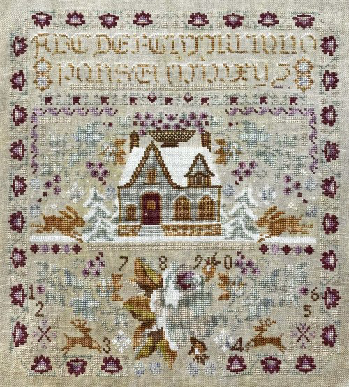 Winter Rose Sampler by Twin Peak Primitives