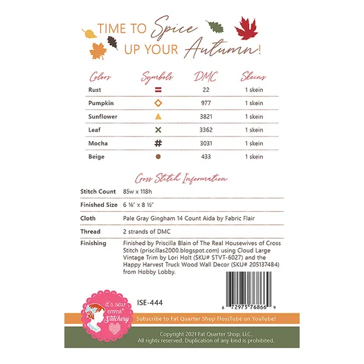 Autumn Spice by It’s Sew Emma