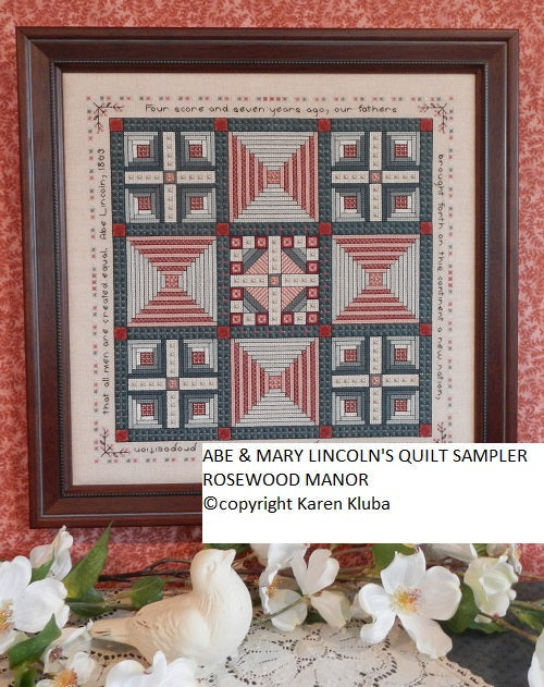 Abe & Mary Lincoln Quilt Sampler by Rosewood Manor