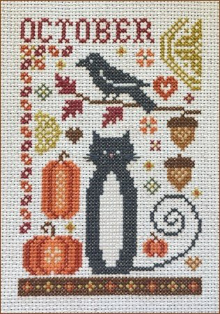 Cat Tales Collection: October Cat by Happiness is Heart Made