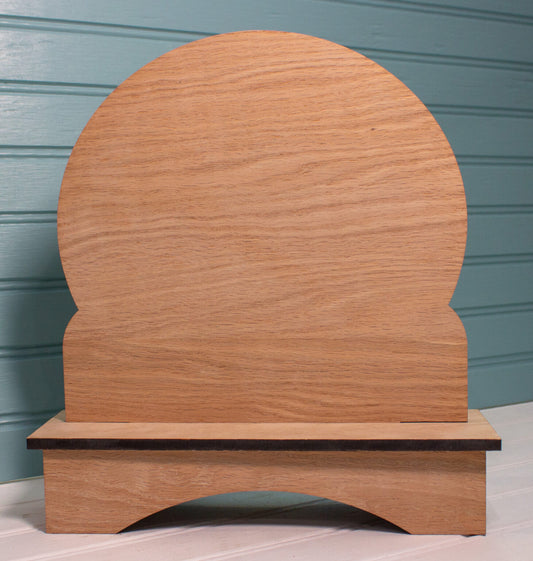 Wooden Snow Globe Backer by Cherry Blossoms