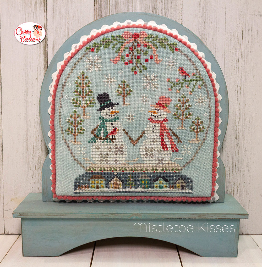 Wooden Snow Globe Backer by Cherry Blossoms