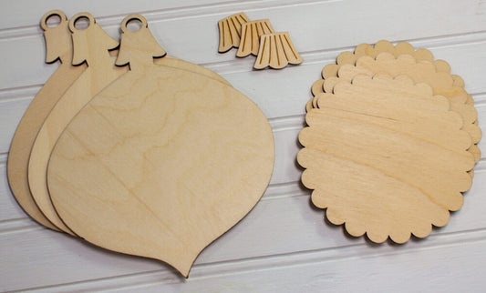 Vintage Ornament Backer Set 1 by Cherry Blossoms