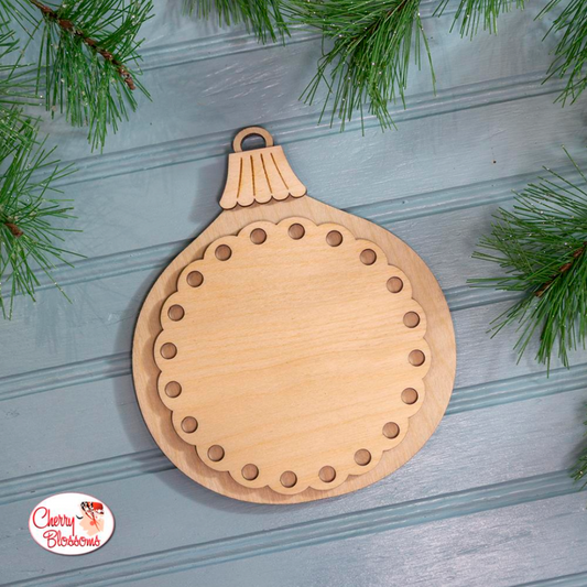 Vintage Ornament Backer Set #3 by Cherry Blossoms