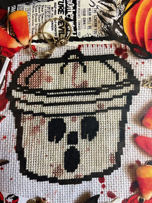 Ghost Boo Bucket by Spooky Stitchin