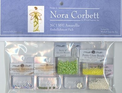 Amaryllis Embellishment Pack By Nora Corbett