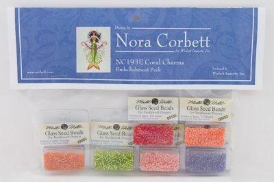 Coral Charms Embellishment Pack By Nora Corbett