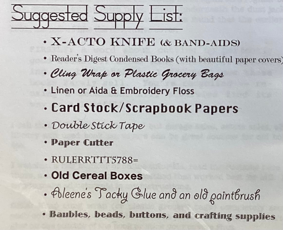 Thrift Shop Thrills: Numero Dos-Hollow Books by Raise the Roof Designs