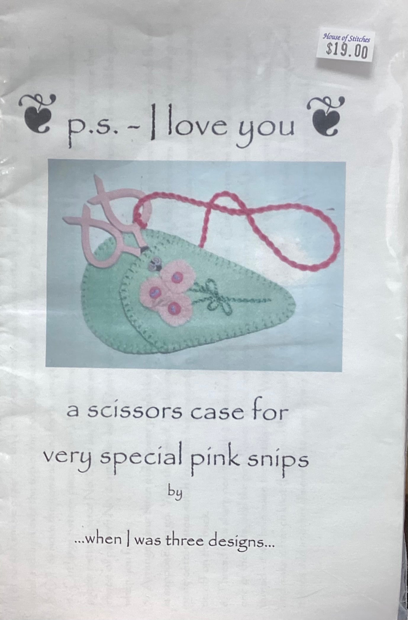 A Scissor Case for Very Special Pink Scissors Kit by p.s.-I Love You