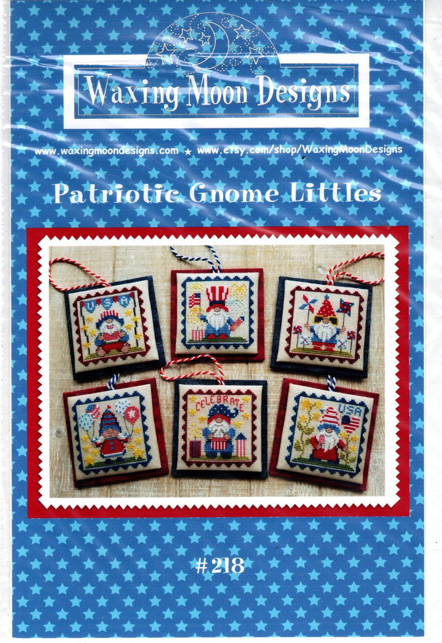Patriotic Gnome Littles by Waxing Moon Designs