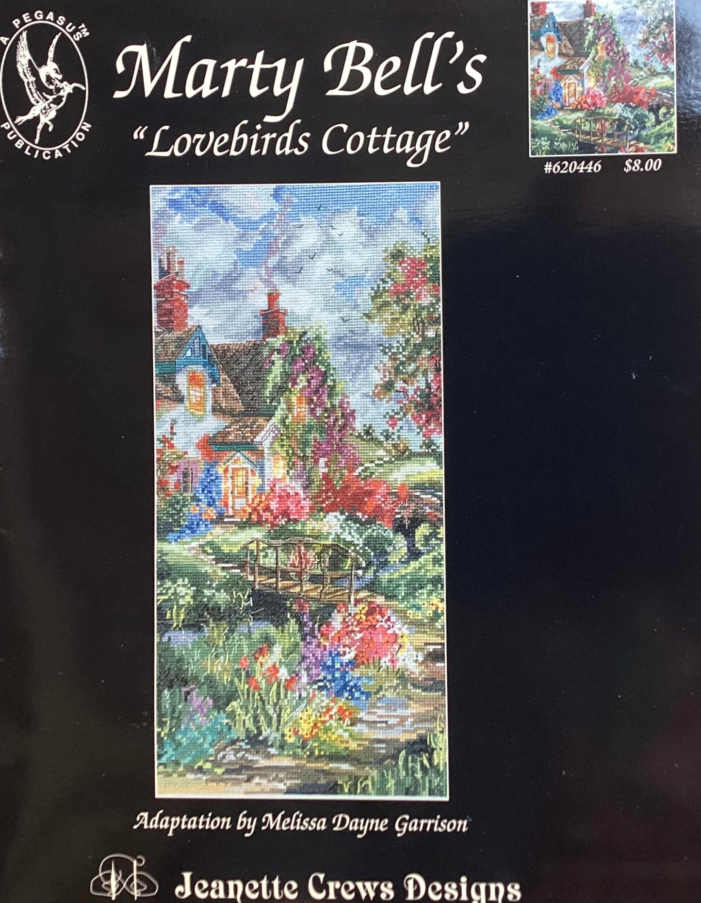 Marty Bell’s “Lovebirds Cottage” by Jeanette Crews Designs
