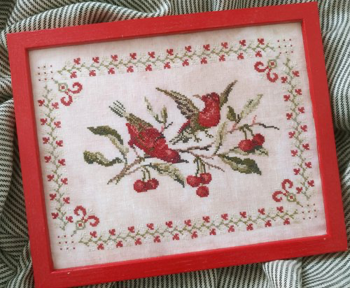 Up in the Cherry Boughs by Mojo Stitches