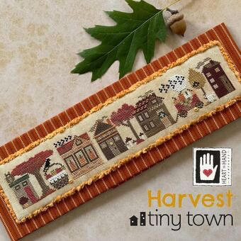 Tiny Town; Harvest by Heart in Hand Needleart