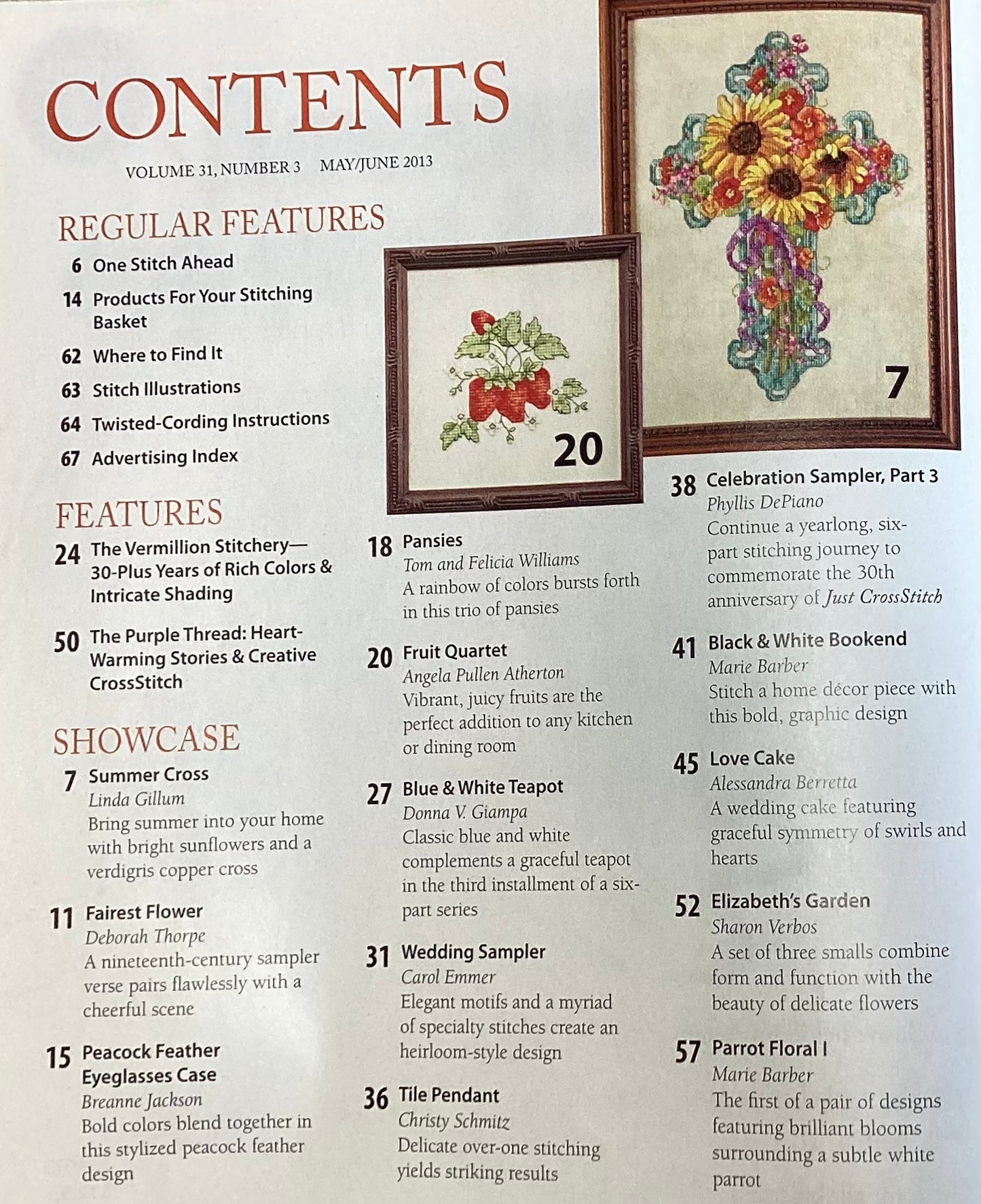 Just CrossStitch Magazine: May/June 2013