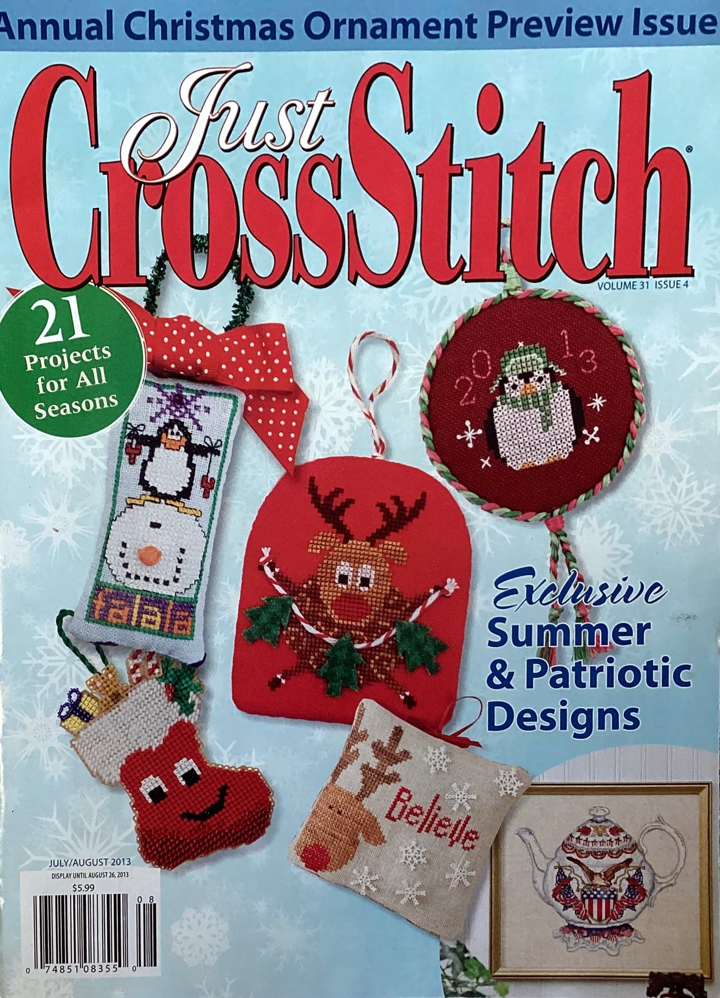 Just CrossStitch Magazine: July/August 2013