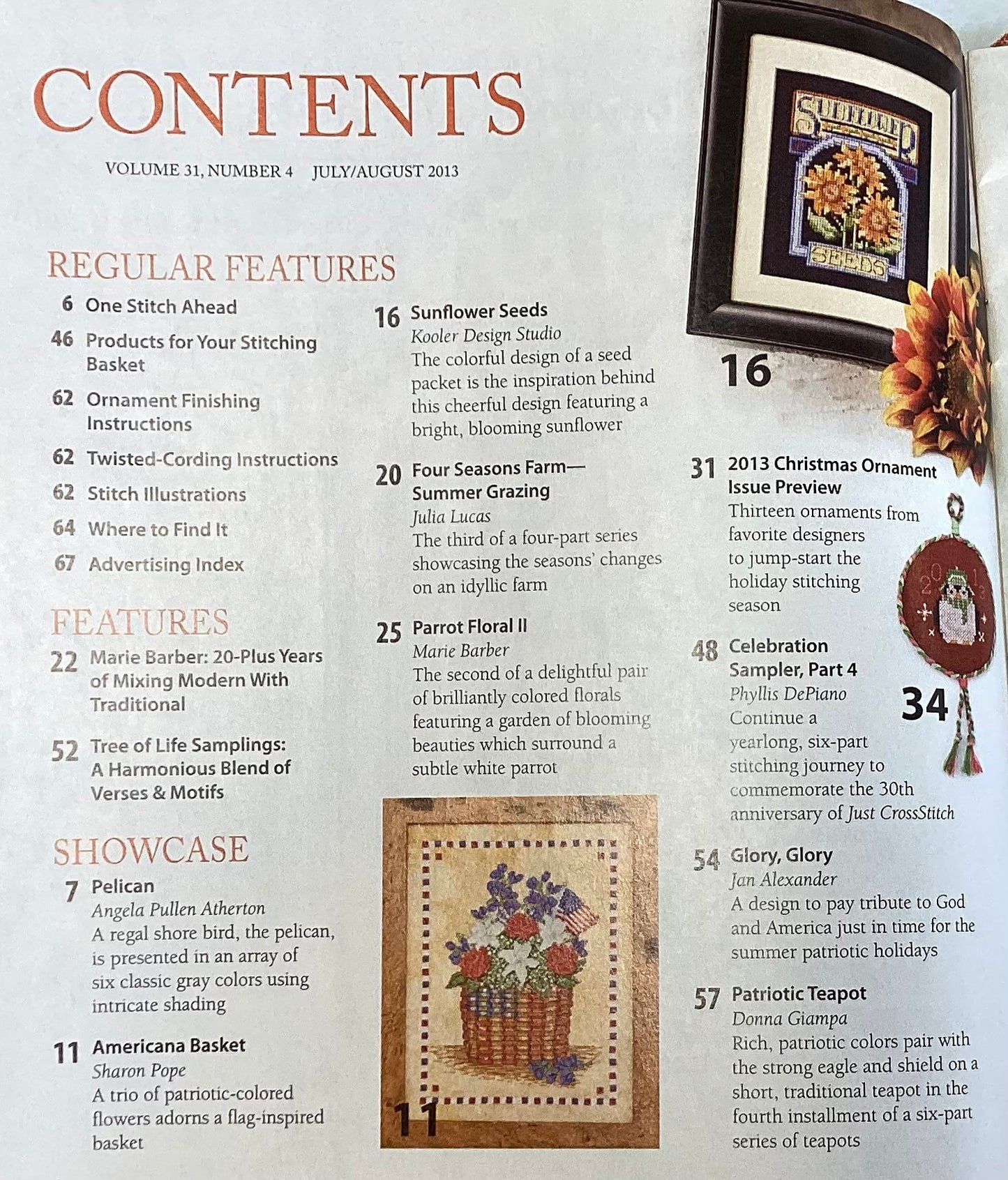 Just CrossStitch Magazine: July/August 2013