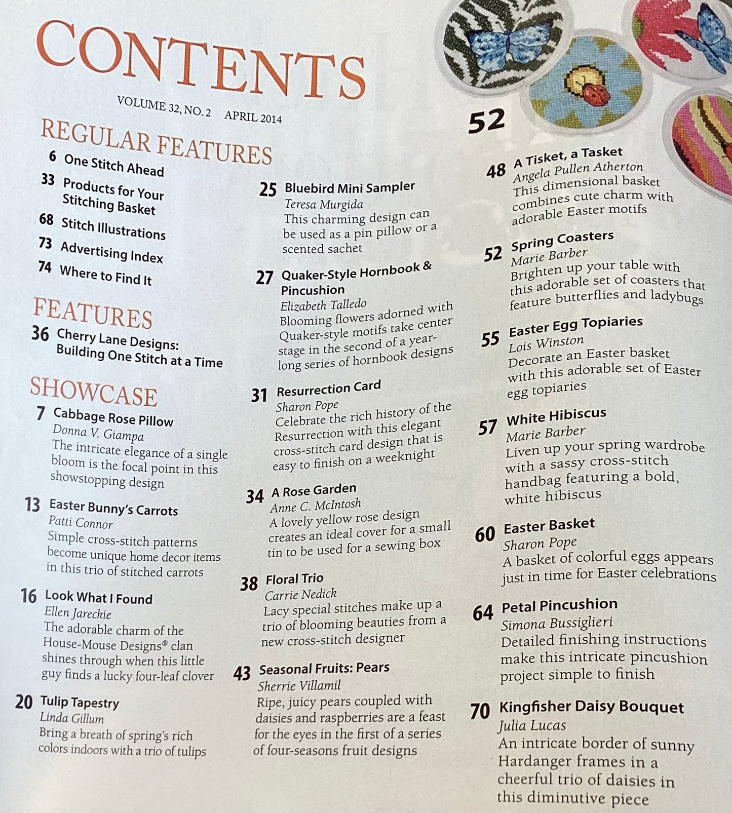 Just CrossStitch Magazine: April 2014