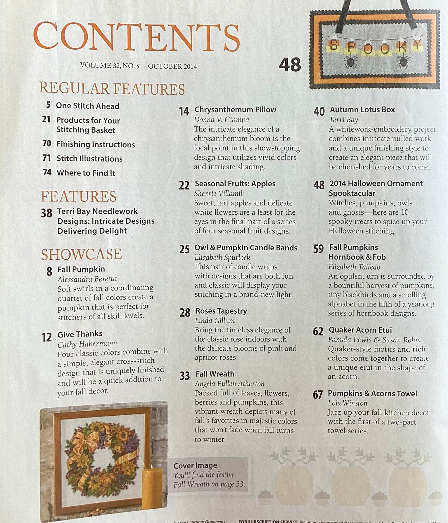Just CrossStitch Magazine: October 2014