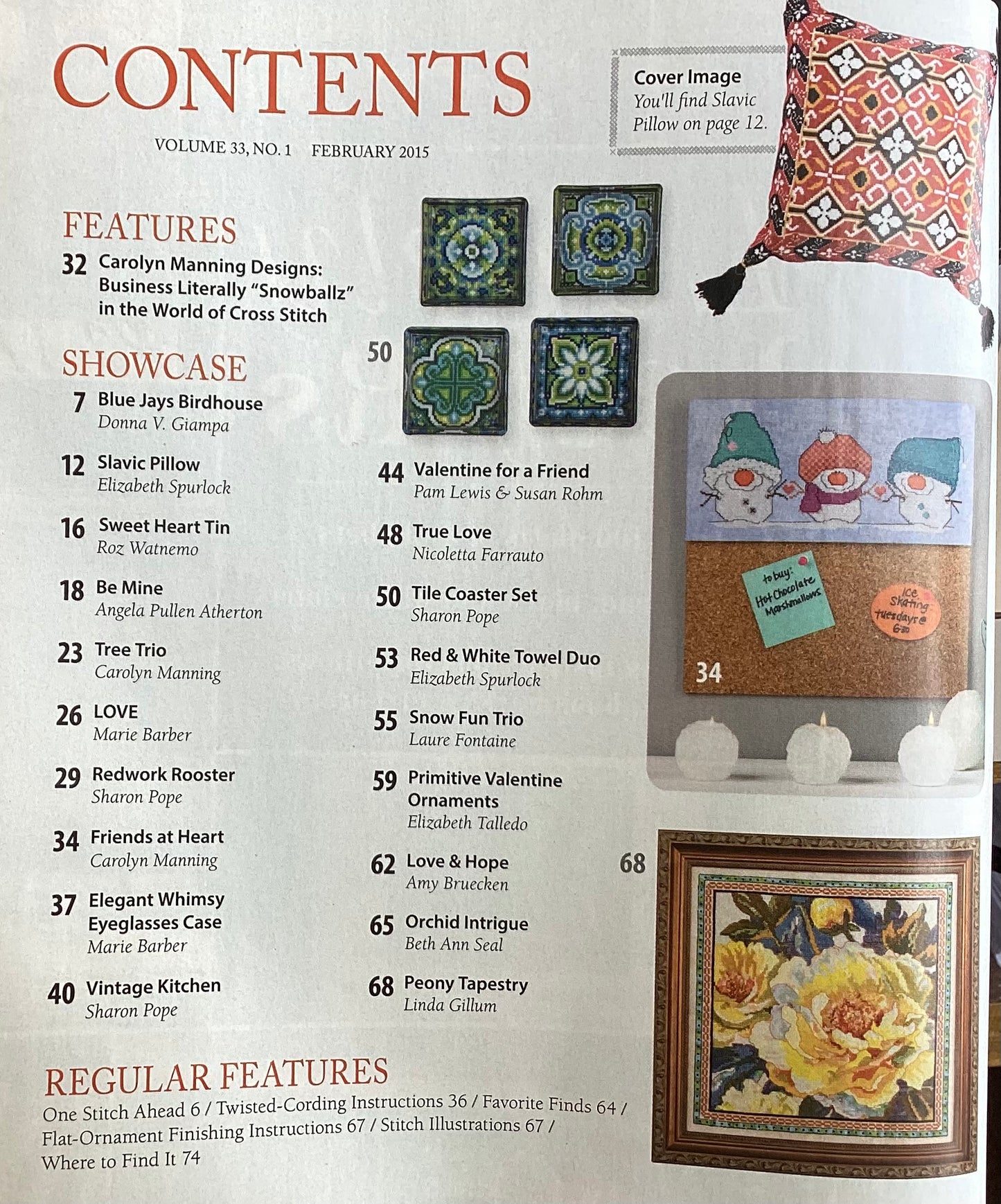 Just CrossStitch Magazine: February 2015