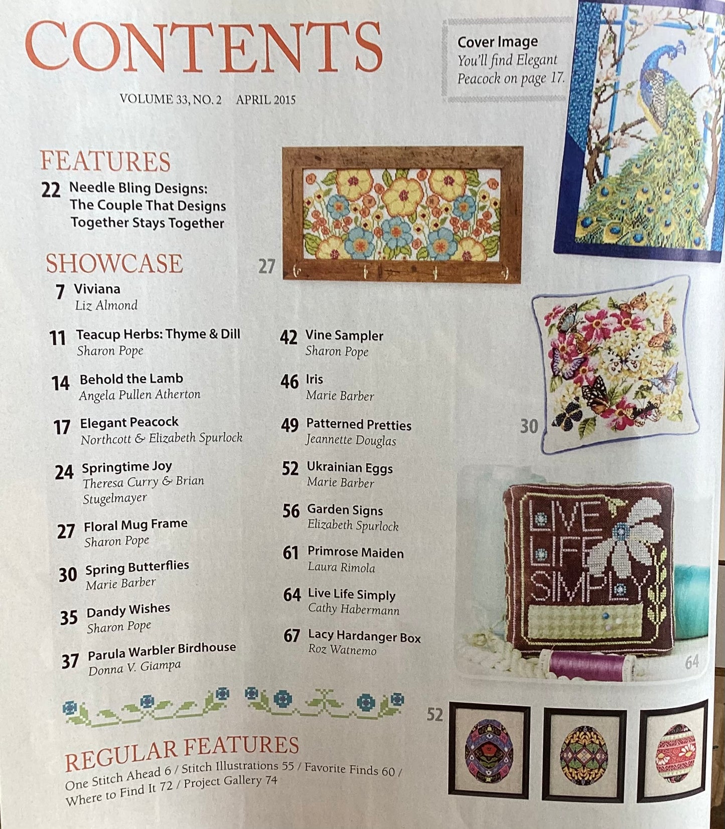 Just CrossStitch Magazine: April 2015