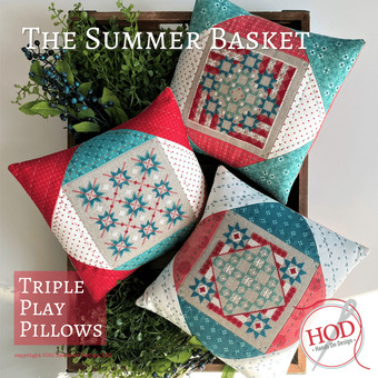 The Summer Basket: Triple Play Pillows By Hands on Design