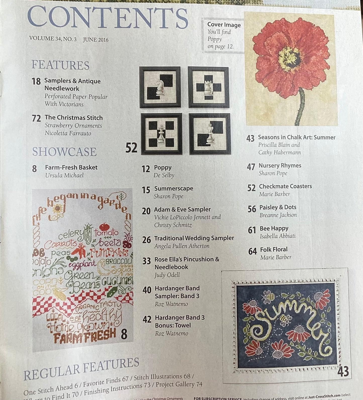 Just CrossStitch Magazine: June 2016