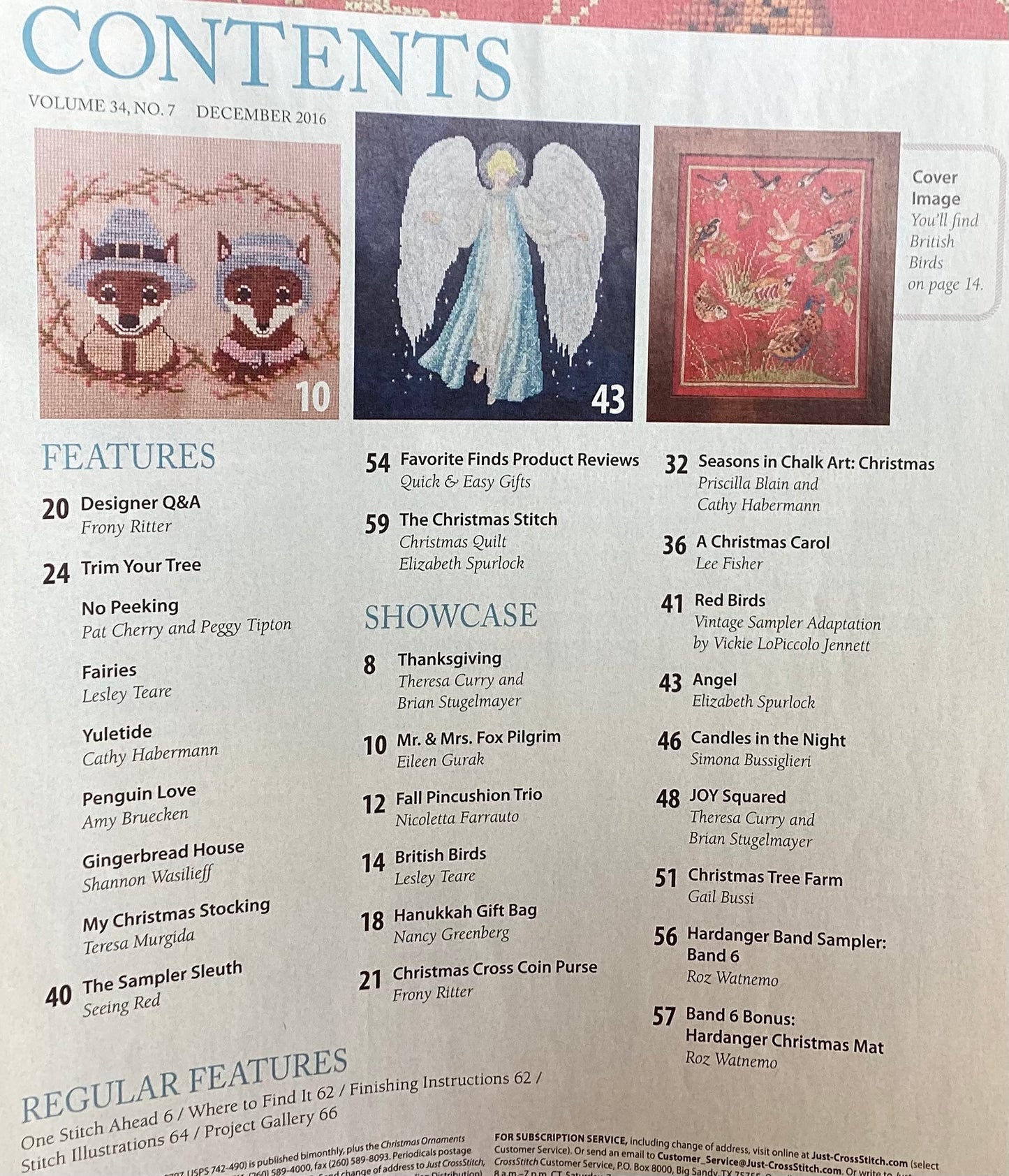 Just CrossStitch Magazine: December 2016