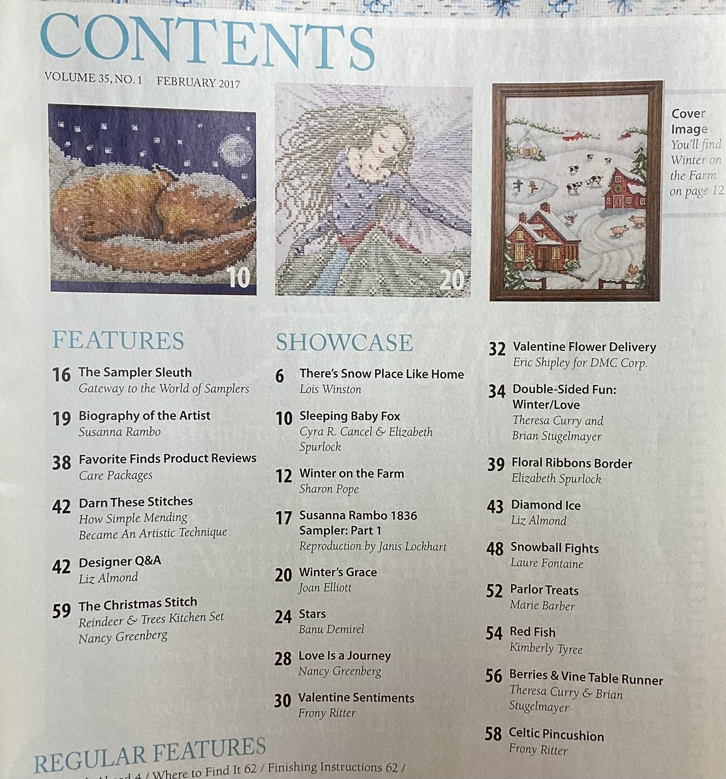 Just CrossStitch Magazine: February 2017