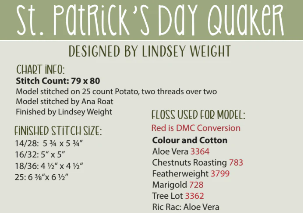 St.Patricks Day Quaker by Primrose Cottage